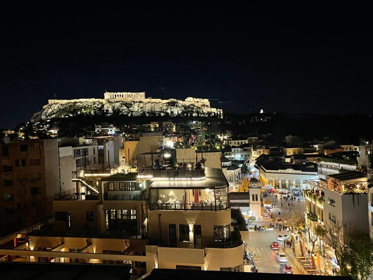 Apartamento Acropolis Panorama View Penthouse With Private Terraces A Contemporary Parthenon Atenas Exterior foto